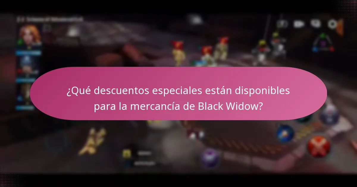 ¿Qué mejoras de personajes están disponibles para Black Widow?